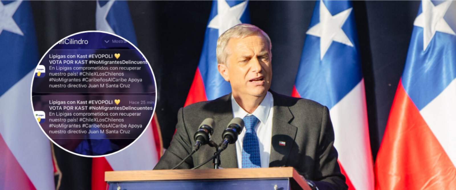 Usuarios denuncian campaña a favor de Kast a través de la app de Lipigas